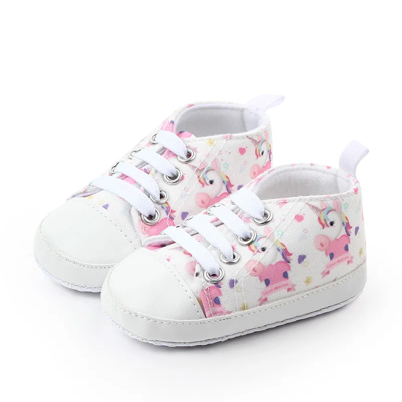 New Cute Unicorn Baby Shoes Soft Bottom Anti Slip Children Toddler Shoes Baby Boy Girl Shoes Girls First Walkers