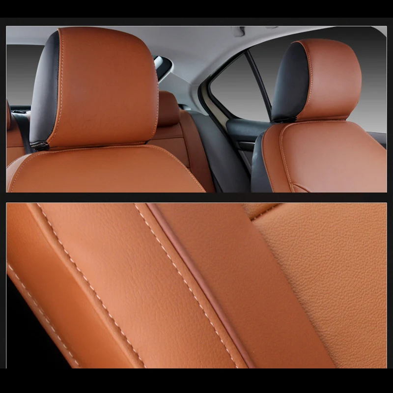 AUSFTORER пользовательские чехлы из воловьей кожи для Chevrolet Cruze 2011 Кожаные