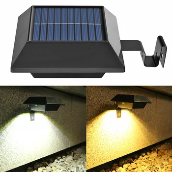 

New 12 LED Solar Powered Outdoor Wall Light Waterproof SMD Garden Decoration Lighting Courtyard Porch Fence Driveway Street Lamp