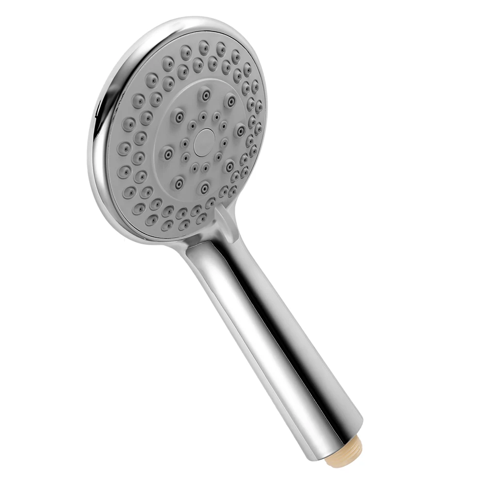 5 Modes ABS Bathroom Shower Head Big Panel Round Chrome Rain Head Water Save Classic Design Rain Showerhead Replacement Parts