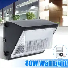 80W Наружная настенная упаковка поверхностного монтажа лампа для коммерческого тропинки входного здания 5000K 120 V-277 V