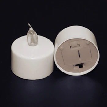 

Safe Candle Lamp Led Frameless Flickering Realistic Tea Light Party Bright Battery Operated Festival