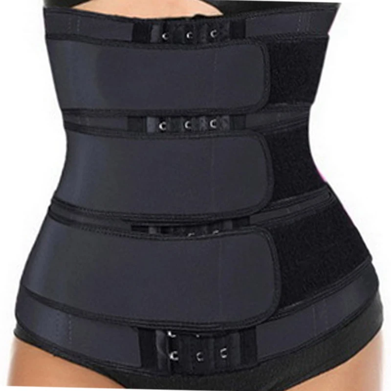 Sauna Sweat Slimming Belt 5 三扣子BLACK