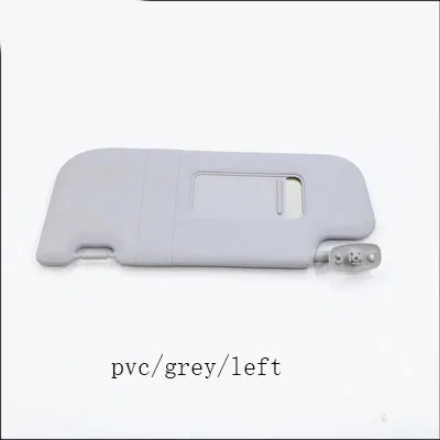 Автомобильный солнцезащитный козырек, автомобильный солнцезащитный козырек, зеркала для макияжа great Wall H3 H5, 1 шт - Цвет: pvc left grey