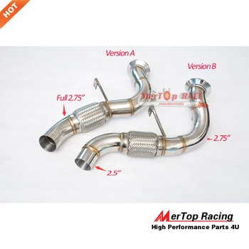 

MERTOP Race Updated 2.75''-2.5'' E60 E90 X3 335D 535D 330D E90 E91 E92 X3 X5 X6 m57n2 Diesel Decat Downpipe Version B