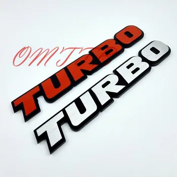 

3D Metal TURBO Emblem Badge car Sticker Body Rear Tailgate Badge for Focus 2 3 ST RS Mondeo Ecosport Fusion Car Styling