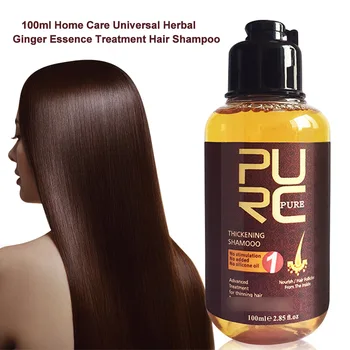 

100ml Ginger Hair Shampoo Essence Treatment For Hair Loss Help Regrowth Natural Repair Oil Control Shampoos Hair Care