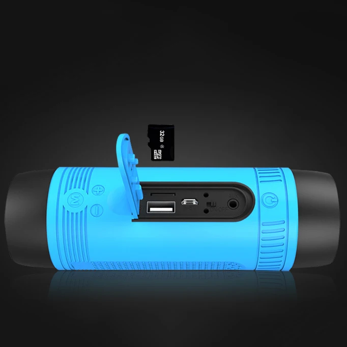 ABHU-ZEALOT S1 Открытый Водонепроницаемый Bluetooth аудио 4,0 водонепроницаемый с картой беспроводной динамик для езды на велосипеде портативный динамик