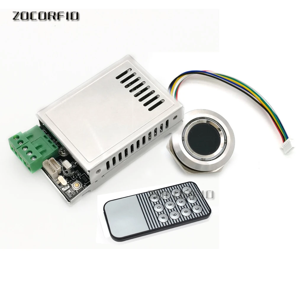 DIY ZC-216 считыватель пальцев и плата контроля доступа емкостная панель контроля доступа отпечатков пальцев