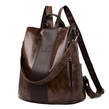 Zaino di nuova moda zaino antifurto da donna di design di lusso borsa da scuola in morbida pelle da donna borse da viaggio di grande capacità Mochila