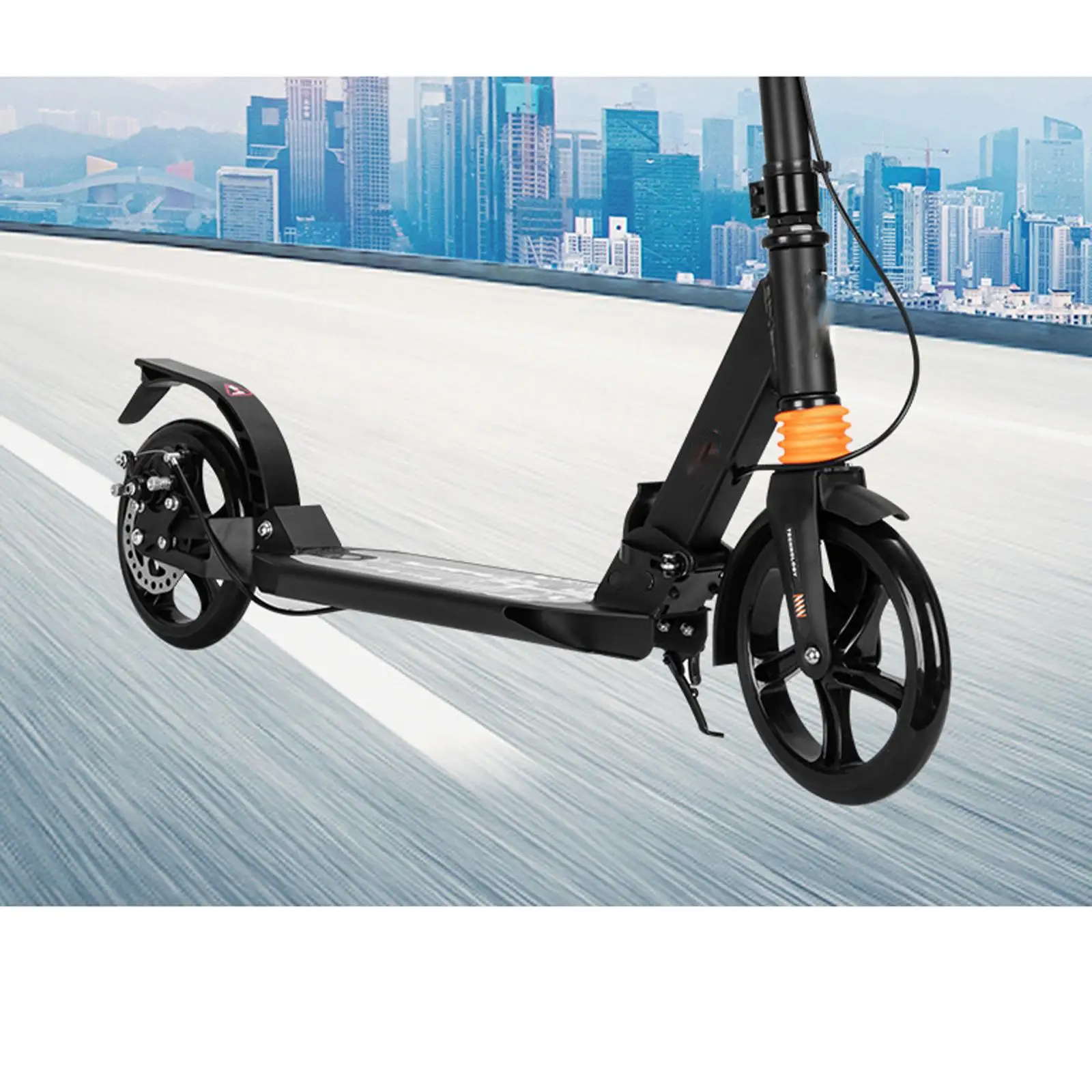 2 Pcs Scooter Wheels Kick Scooter Pro Stunt Wheels Accessories Sport Scooter Front Rear Wheel Replacement Parts