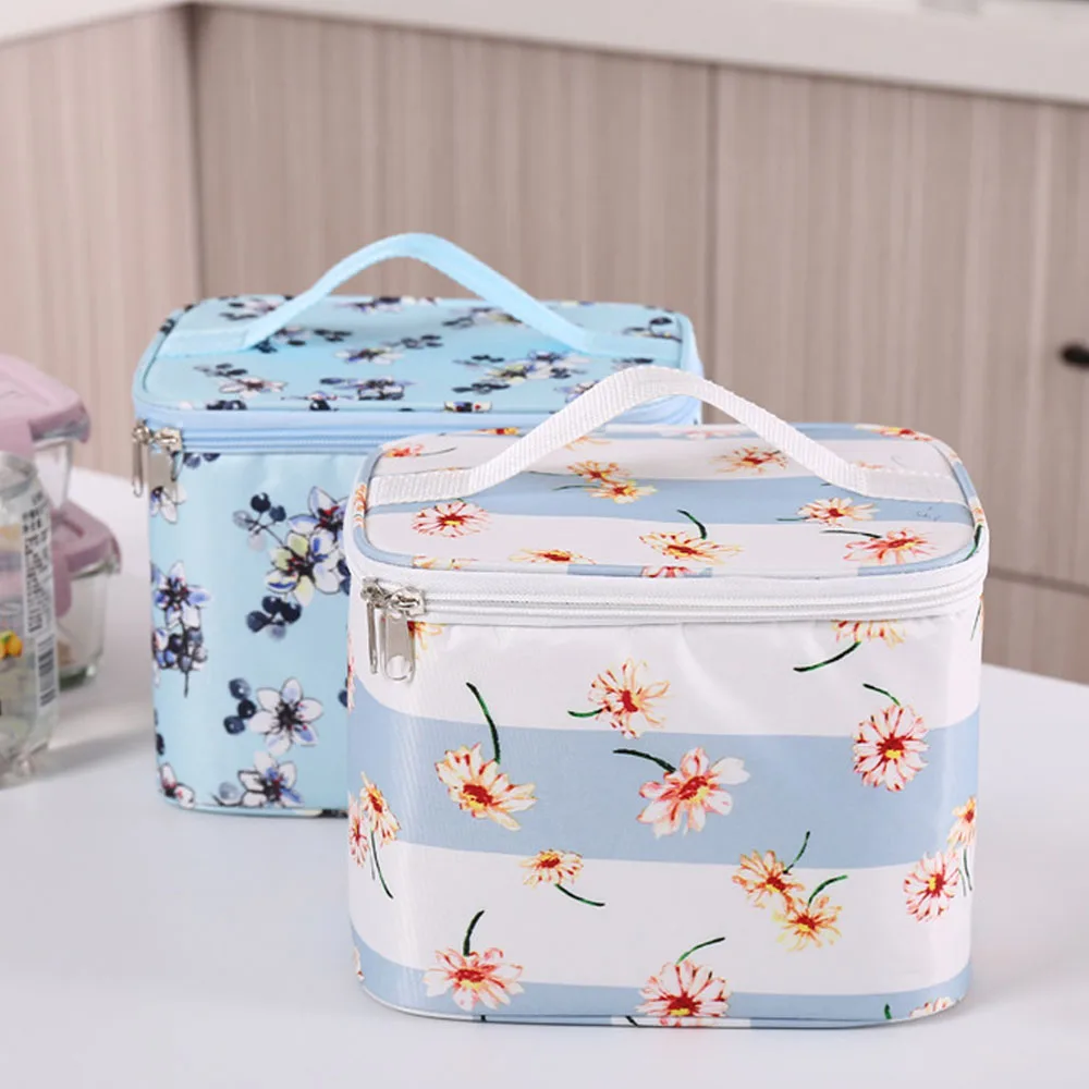 US STOCK Childrens Kids Adult Lunch Bags Insulated Cool Bag Picnic Bags School Lunchbox