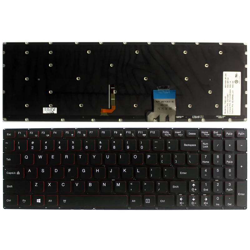 

Новая клавиатура US для Lenovo Y50 Y50-70 Y50-70A Y50-70AM-IFI Y50-70AS-ISE Y70 Y70-70T Y70P-70T US клавиатура для ноутбука с подсветкой