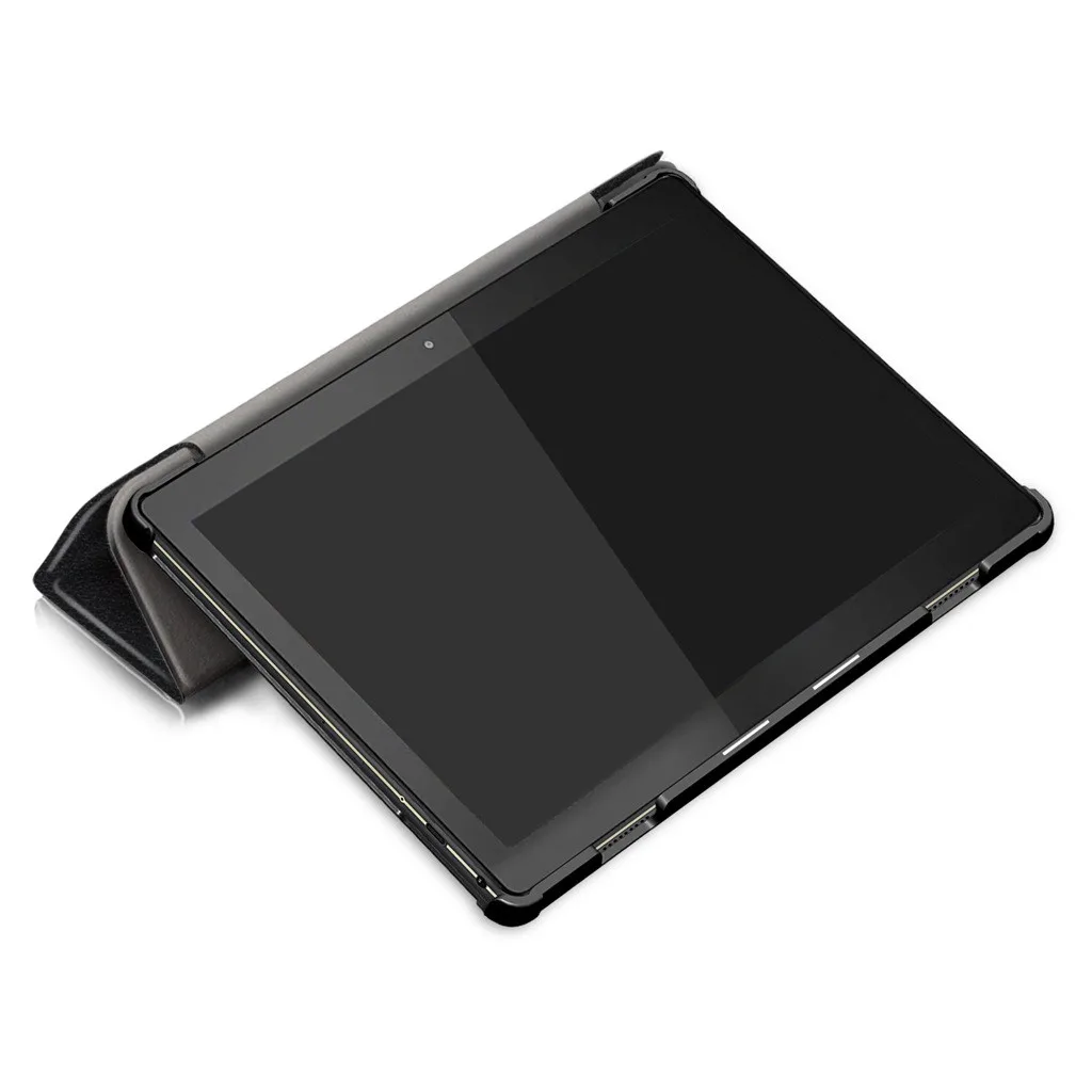 Чехол для планшета lenovo Tab M10 10,1 дюймов TB-X605F/L Tri-Fold PU + кожаный чехол-подставка для lenovo Tab M10 10,1 "TB-X605F funda