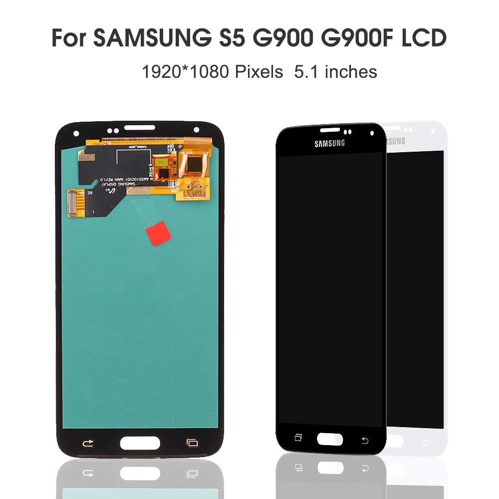 S5 ЖК-дисплей для samsung Galaxy S5 I9600 G900 G900A G900F ЖК-дисплей сенсорный экран сборка Замена Super AMOLED для S5