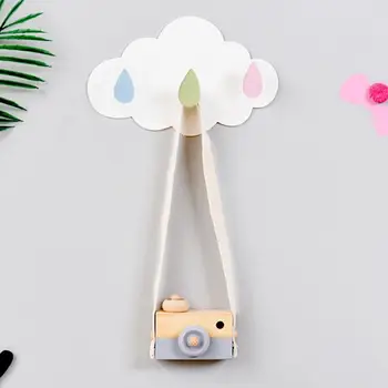 

Self Adhesive Hooks Plastic Clothes Hanger Cute Wall Mounted Coat Hook Kid Children Room Wall Decorative Accessories