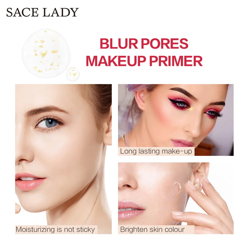 Матирующая основа под макияж SACE LADY Blur для лица скрытия пор праймер J9|Праймер| |