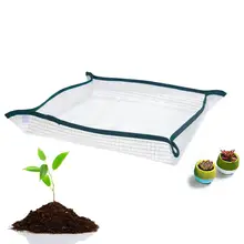 Repotting коврик для выращивания растений в горшках посадки многоразовый Портативный Водонепроницаемый Прозрачное платье из сетчатой ткани с цветочным узором подушки для Садовый горшок для комнатных цветов Repotting коврик для выращивания растений в горшках посадки многоразовый Портативный Водонепроницаемый Прозрачное платье из сетчатой ткани с цветочным узором подушки для Садовый горшок для комнатных цветов