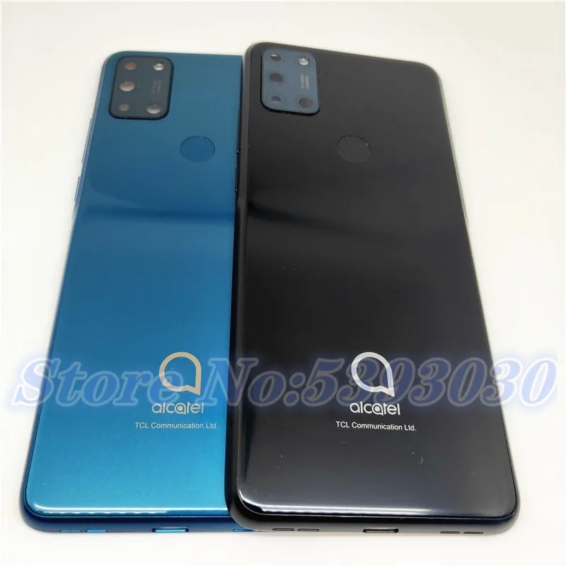 New Original For Alcatel 3X 2020 5061 5062 5061K 5061U Back Cover Repair Replace Battery Door Case +Camera Lens With fingerprint | Мобильные