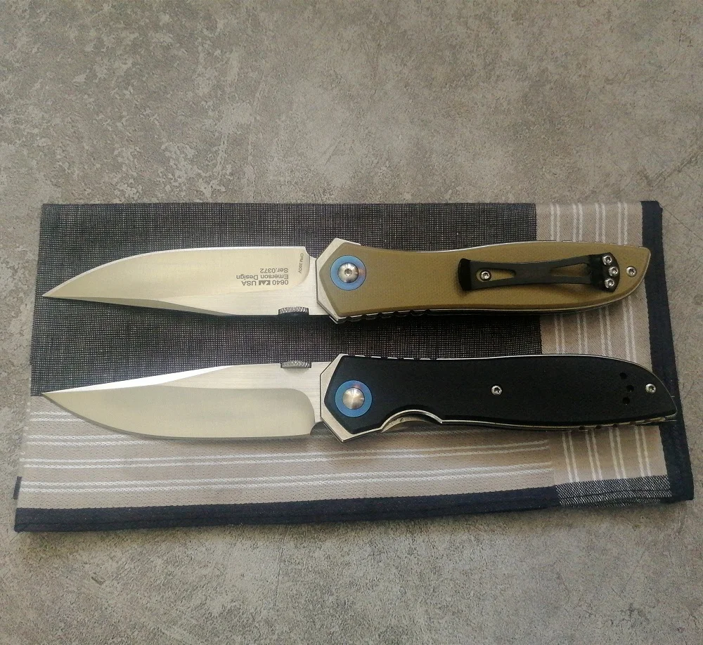 WXYEDC OEM ZT0640 шарикоподшипник складной нож Mark CPM20CV лезвие Флиппер тактические карманные ножи кемпинг охотничий нож выживания