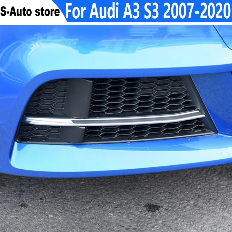 

2 шт., сетчатый передний бампер для Audi A3 S3 SLine S Line Sports 2017 2018 2019 2020