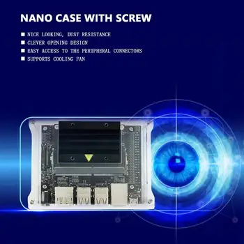 

Dust Resistance Acrylic Clear Case Type A For The Jetson Nano Developer Housing With Screws Wifi Module