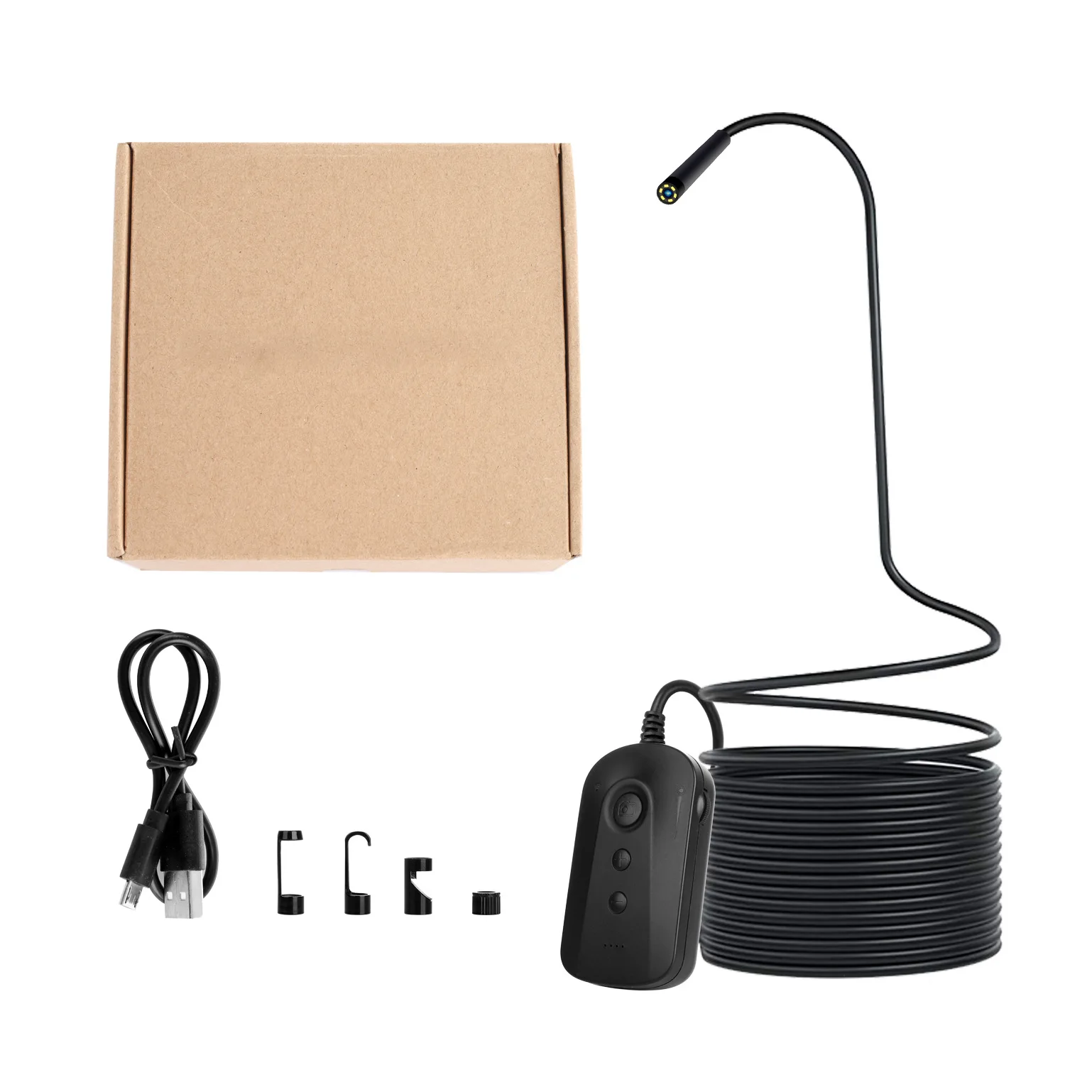 2MP 1080P 5.5MM Wireless WIFI Industrial Endoscope Camera 3X Zoom