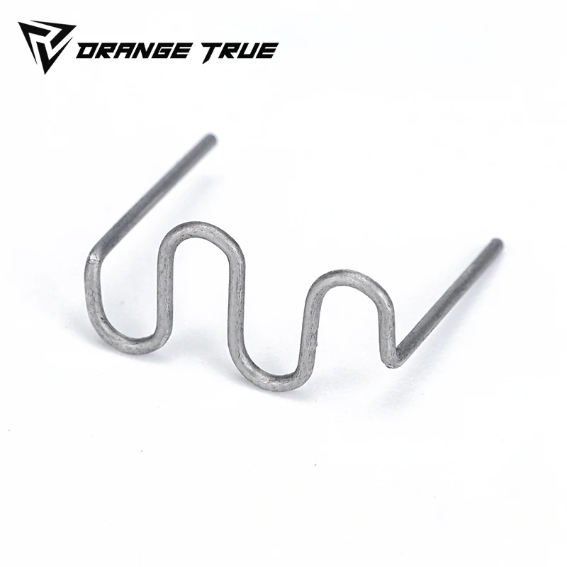 Grapadora caliente de reparación de plástico, grapas de onda precortada estándar, parachoques, carrocería, reparaciones, grapas de onda de 500mm, acero inoxidable, 0,8 Uds.