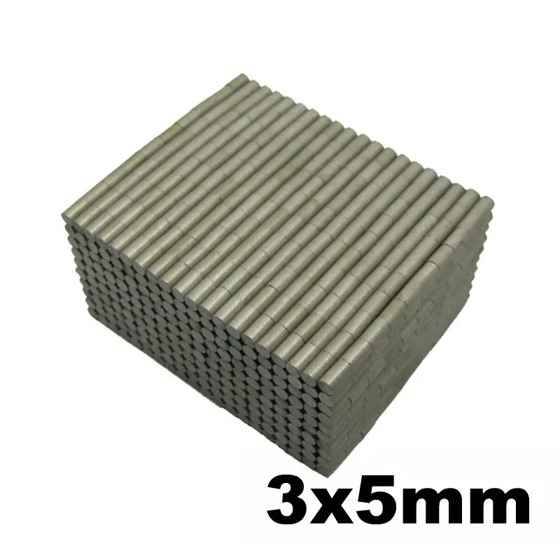 SmCo Магнит Диаметр цилиндра Dia. 3x5 мм пластина класса YXG28H 350 градусов C высокая