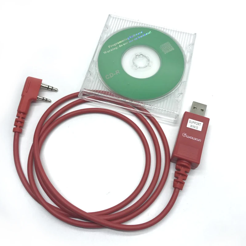Wouxun USB Programming Cable with CD Software for Wouxn KG-UVD1P KG-UV6D KG-UV8D Plus KG-UV9D Plus Two Way Radio Wouxun USB Programming Cable with CD Software for Wouxn KG-UVD1P KG-UV6D KG-UV8D Plus KG-UV9D Plus Two Way Radio