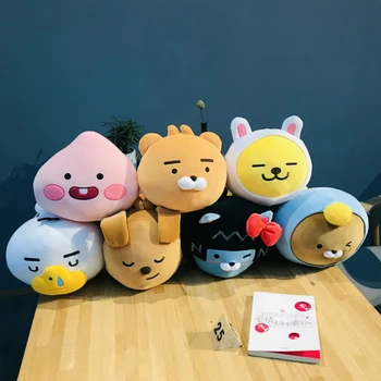 

1pcs APEACH RYAN MUZI TUBE plush toys kawakawaii anime stuffed lovely rabbit lion stuffed doll gift for girl sofa pillow