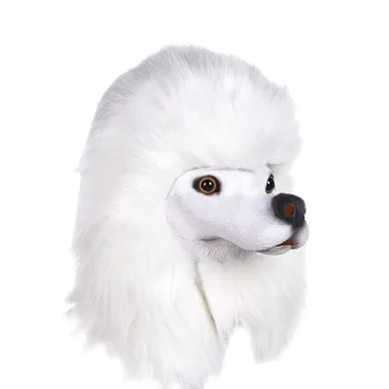 

Halloween Headgear Alpaca Animal Mud Horse Mask Halloween Environmental Protection Latex Cos Masquerade Party Bar Show Props