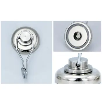 

Household Rotary Punch Free Strong Magnetic Hooks Kitchen Bathroom Door Bag Towel Rack Hanger Home Storage Organizer