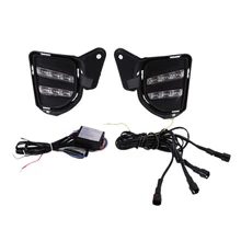 Toyota hiace 2014-16 led 주간 주행 등 drl 안개등 자동차 스타일링(China)