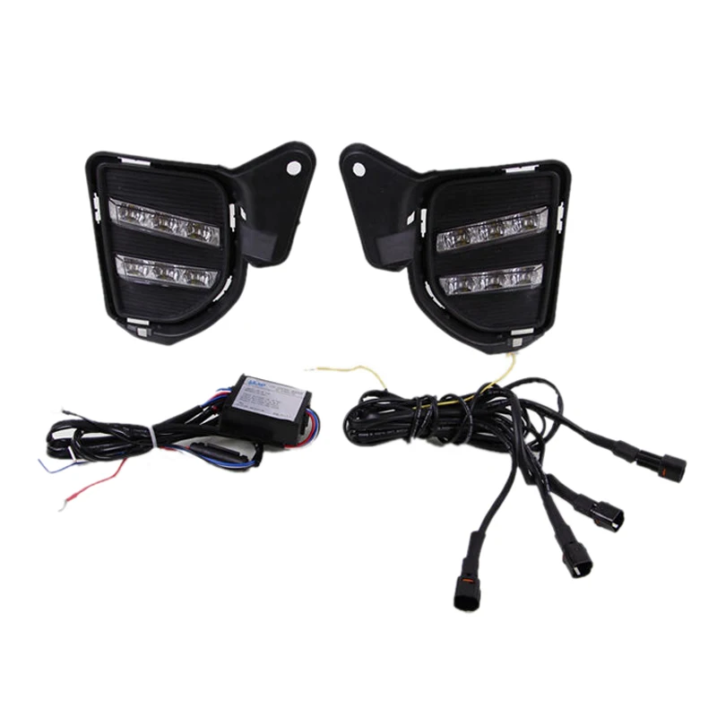  for Toyota Hiace 2014-16 LED Daytime Running Light DRL Fog Lamps Car Styling - 4000599665705
