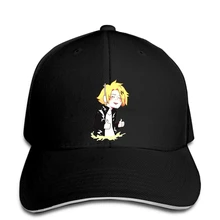 Цвет черный бейсболка Kaminari Denki My Heroes Academy для мужчин лучше snapback шляпа пиковая