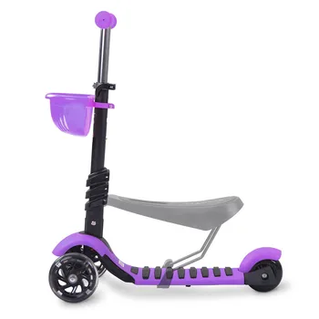 

Kids Tricycle Scooter For Kids With Seat Adjustable Detachable Portable Folding Children's Scooter Lean to Steer Balance Bike