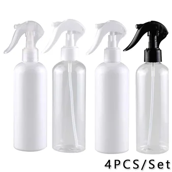 

4Pcs 300ml Empty Spray Bottle Water Chemical Small Lot Travel Plastic Pump