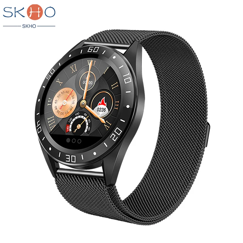 SKHO SKW101 для мужчин и женщин Смарт-часы IP67 Водонепроницаемый фитнес-трекер монитор сердечного ритма часы спортивные часы для huawei Xiaomi телефон - Цвет: discount