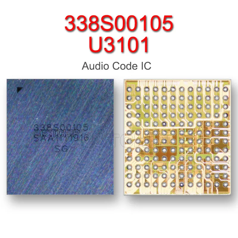 2-50Pcs/Lot CS42L71 U3101 338S00105 for iphone 7 7plus 6s plus U3500 big main audio codec ic chip | Электронные компоненты и