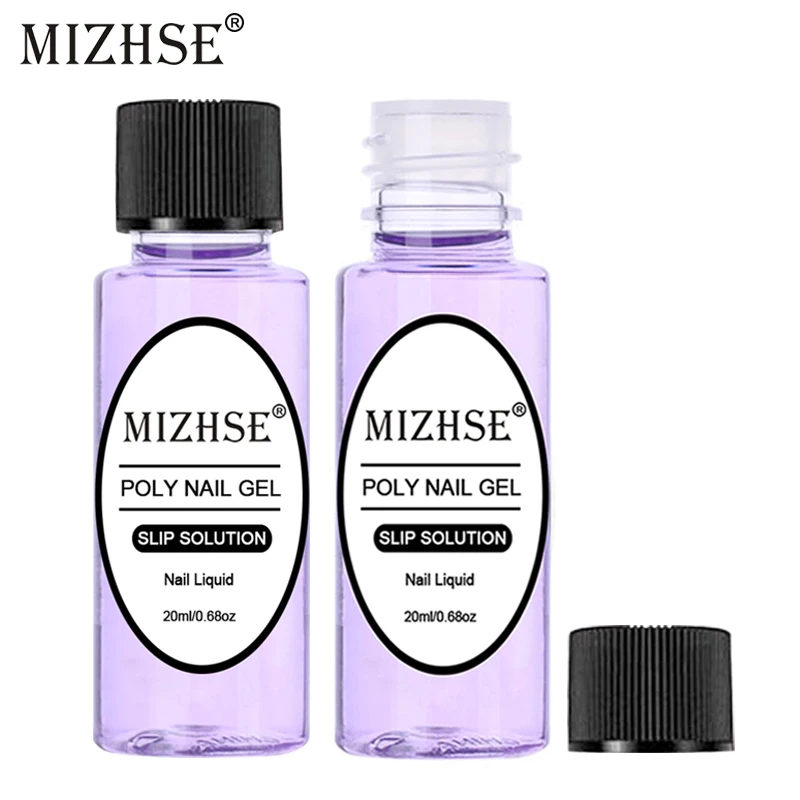 Полимерный лак MIZHSE 20 мл жидкий раствор для быстрого наращивания ногтей