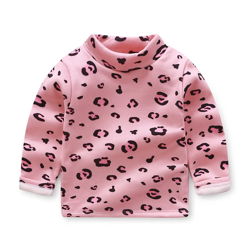 

Children Sweater Turtleneck Warm Fleece Cardigan for Kids 2020 Autumn Winter Clothes Girls Boys Pullover Shirt 1-12 years