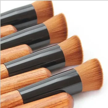 

2020 New Make Up Brush Proffesional Tool for Powder Concealer Blush Foundation Face Makeup Brush Wood Handle