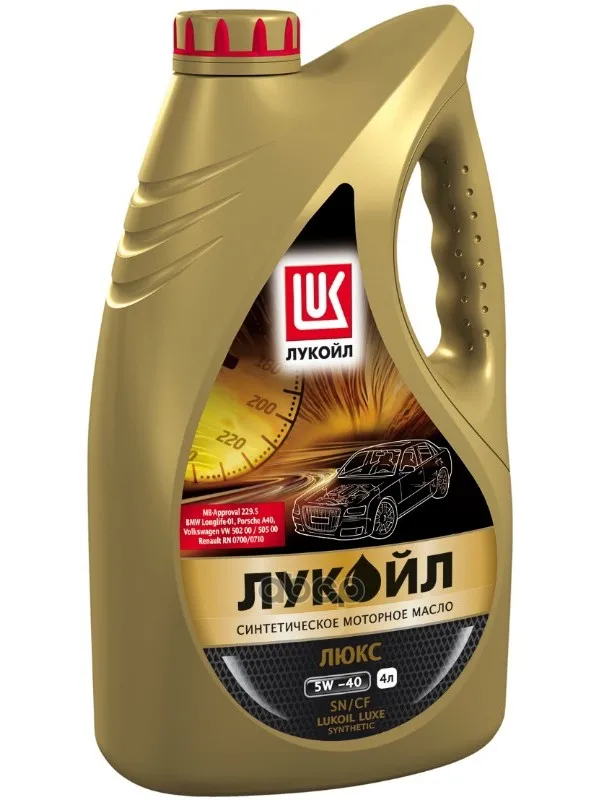 LUKOIL Масло Мот Синт Лукойл Люкс 5w40 Sn/Cf(4л) 207465