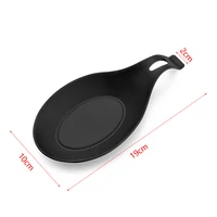 New Silicone Heat Resistant Spoon Shelf Rest Utensil Spatula Holder Gadget Kitchen Storage Tool Scoop Bracket Stand 6
