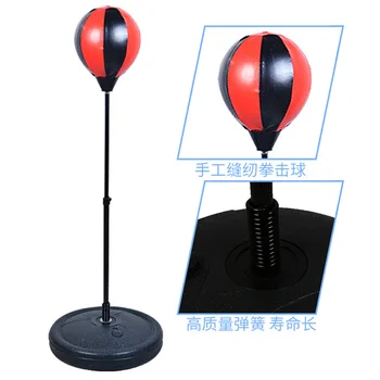 

2020 Adjustable Fitness Boxing Punch Pear Speed Ball Relaxed Boxing Bag Speed Bag Children + Glove Pump Base Poles