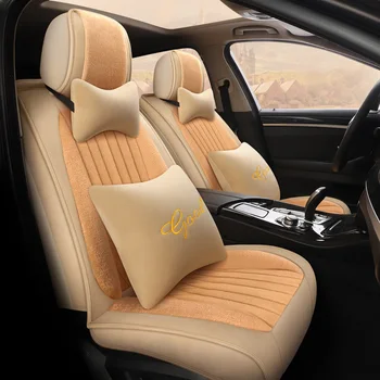 

Winter Auto Full coverage Seats Covers Plush Car Seat Cover for mercedes benz class c w202 t202 w203 t203 w204 w205 c200