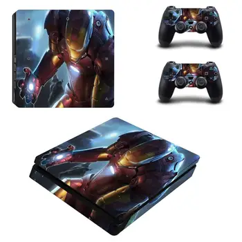 

Avengers Iron Man PS4 Slim Skin Sticker Decal Vinyl for Playstation 4 Console and Controller PS4 Slim Skin Sticker
