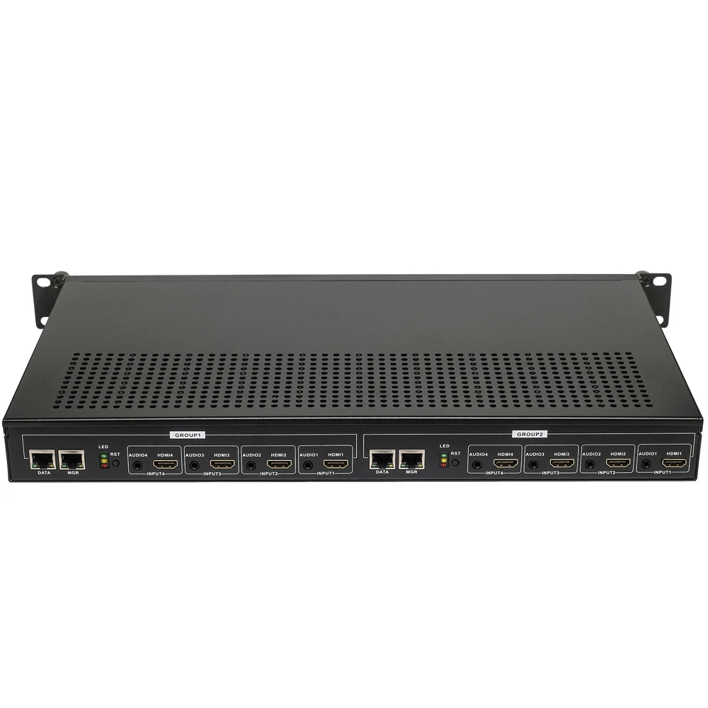 8 в 1 H.264 HDMI к IP видеокодер IPTV каналов потоковый кодировщик реальном времени HD