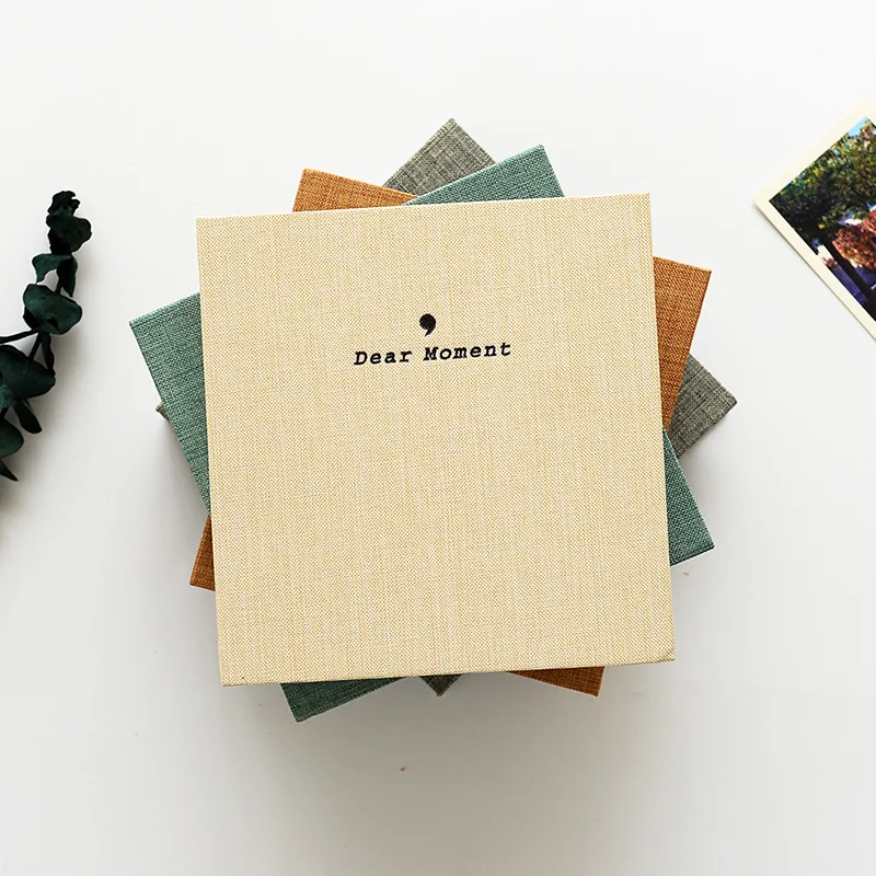 Лидер продаж Стандартный 3 дюймов хлопок лист 5 дюймов Фотоальбом Polaroid MINI фотографического Бумага Семья памяти Запись Сувенирный альбом